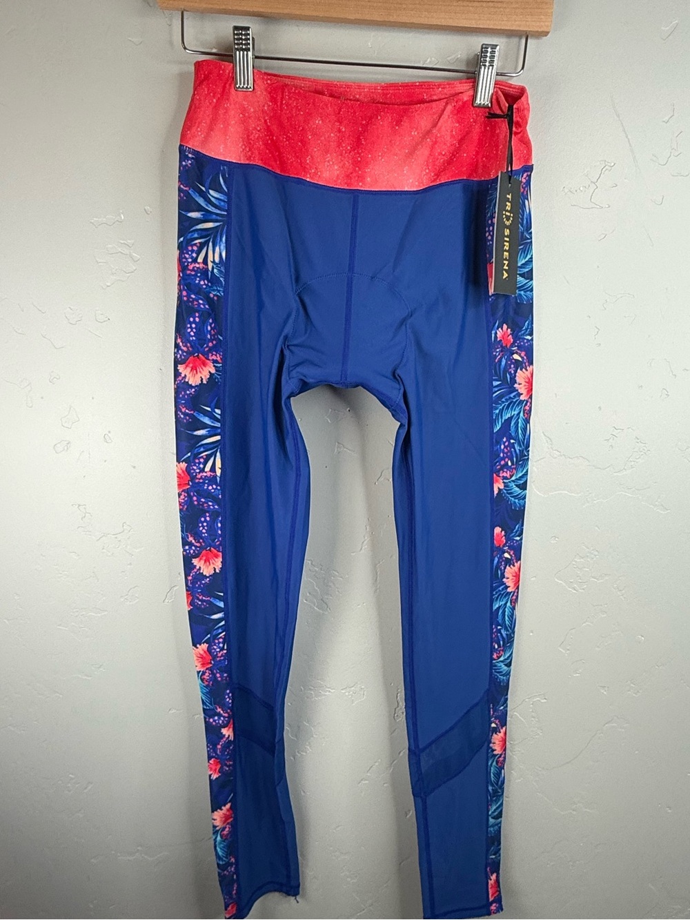 NWT Tri Sirena Cycling and Triathlon Tropical Print Top and Bottom Large - Picture 4 of 13